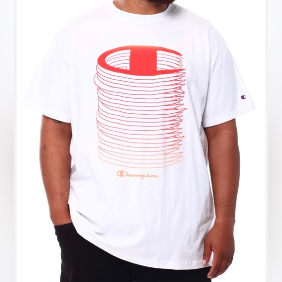 Men’s White Champion T-shirt Size 3XB new - Picture 1 of 9